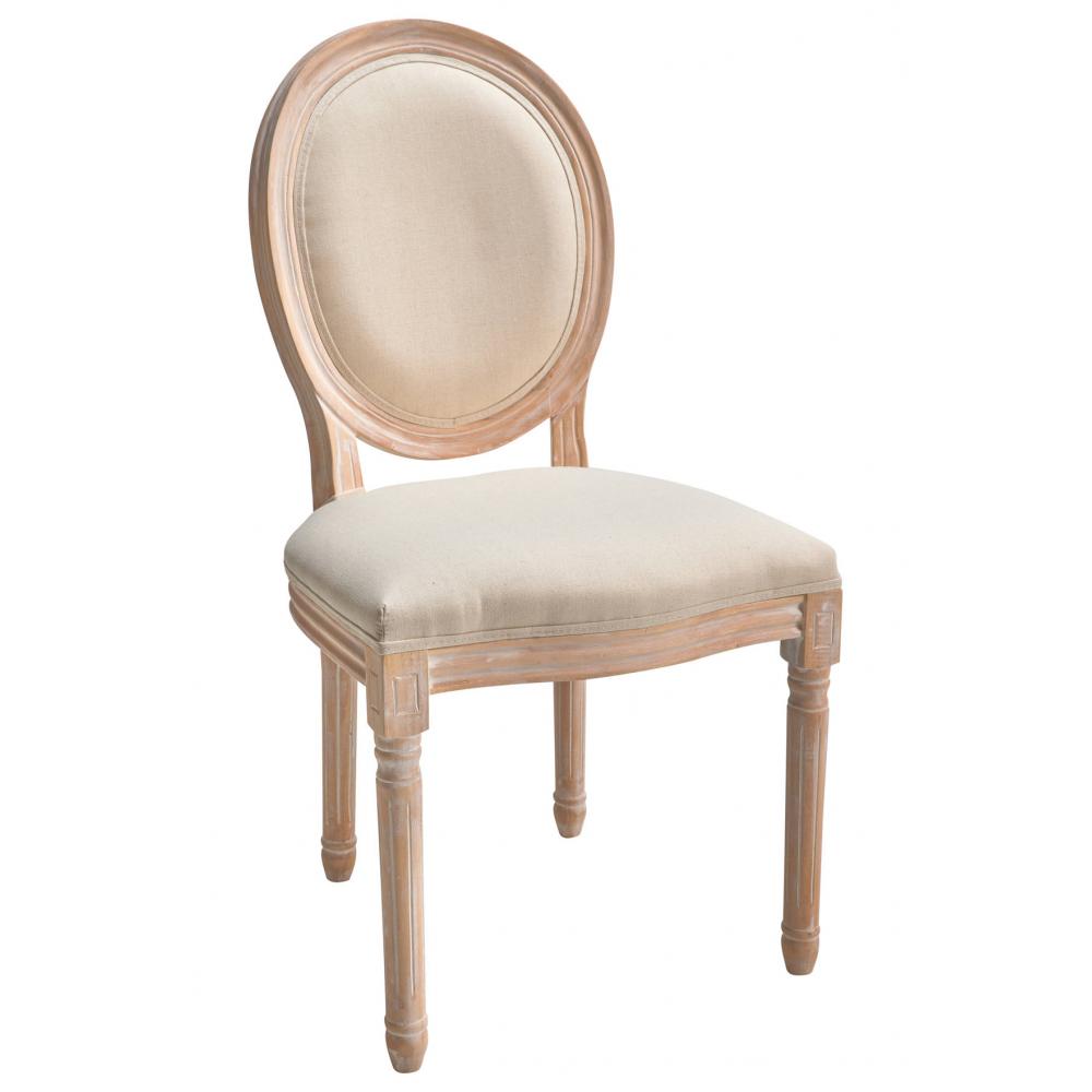 etkezoszek vintage stilusu kerek hattamla bezs karpitos szek fa butor olasz termek rusztikus country klasszikus stilus elegans etkezo etterem szalloda butor lameridiana lakberendezes.jpg